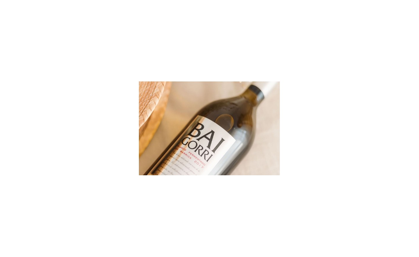 WHITE BAIGORRI FERMENTED IN BARREL CHOSEN THE BEST WHITE WINE FROM RIOJA